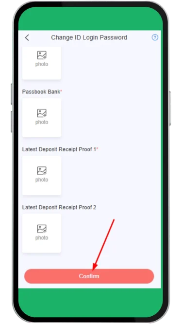 Click on the Confirm option to proceed